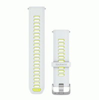 Forerunner Watch Bands - 22 mm - Whitestone/translucent amp yellow with Silver hardware - 010-11251-AN - Garmin